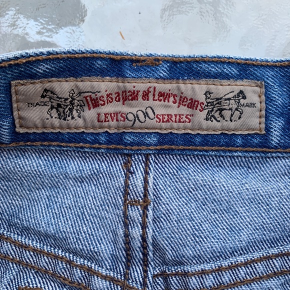 RARE Vintage Levi’s 900 Series Jean Skirt - Picture 5 of 8
